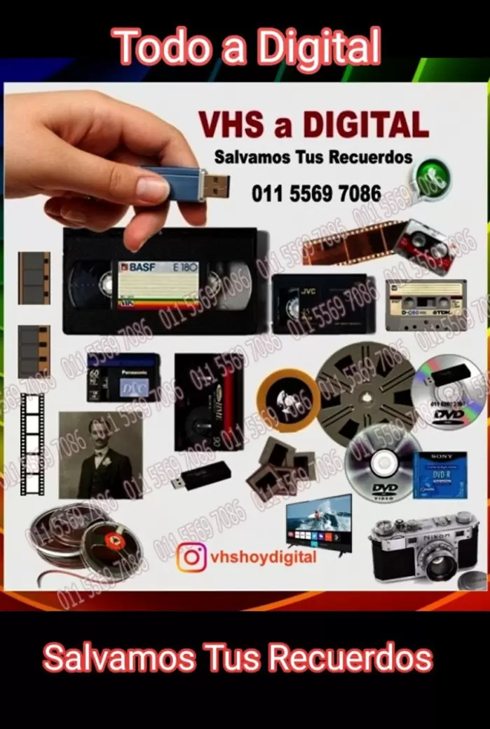 VHS Video a Pendrive o Disco Rigido.