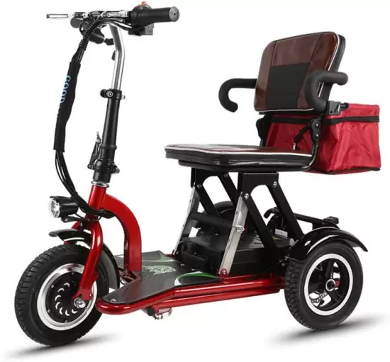 $ 57.926 Folding Electric Three-Wheel Mobility Scooter